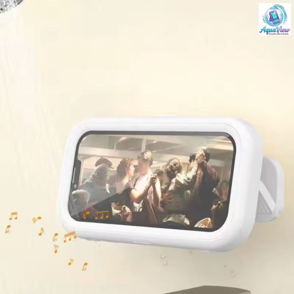 Soporte de teléfono impermeable para ducha